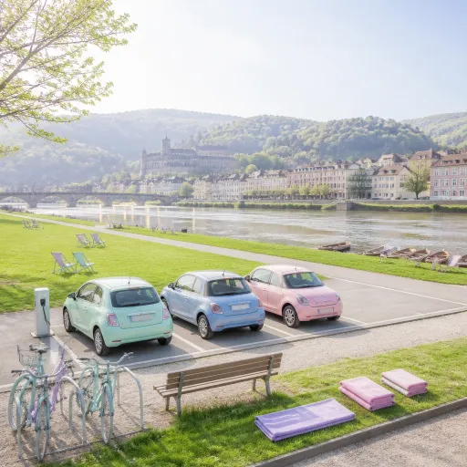 Neckarwiese Heidelberg: Parkmöglichkeiten und Hoteltipps für eine entspannte Anreise