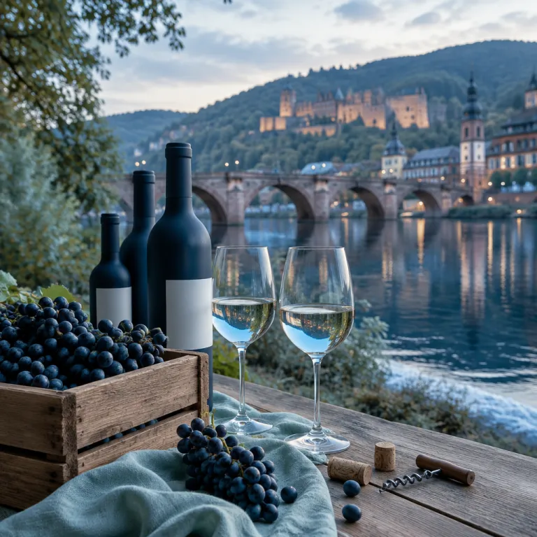 Weinlese-Zeit: das Heidelberger Weindorf und der Herbst am Neckar