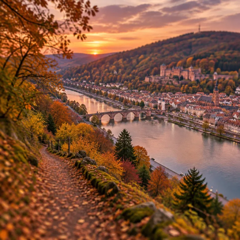 Herbstwanderungen rund um Heidelberg: Neckartal, Heiligenberg, Philosophenweg